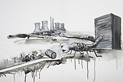 New Classic of Mountains and Seas I, Qiu Anxiong (Chinese, born 1972), Three-channel animated video with sound; 30 min., China